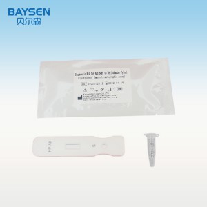 Hot sale Factory China Helicobacter Pylori Antigen Testing Kit H. Pylori AG Rapid Diagnostic Test Cassette