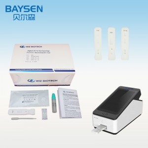 Discountable Price China POCT Clinical/Laboratory Blood Rapid Test Kit T4/HBA1c/TSH/CRP/PCT/CK-MB/CTNI/MYO/PSA/D-Dimer Medisinsk utstyr