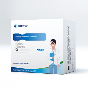 Kit de diagnosticare pentru anticorpi IgM la Enterovirus 71 Coloidal Gold