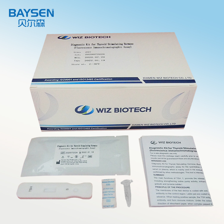 Reasonable price for Icare Chlamydia Rapid Screen Test -  Best-Selling China Manufacture Quality Thyroid Stimulating Hormone TSH Rapid Test Kit – Baysen