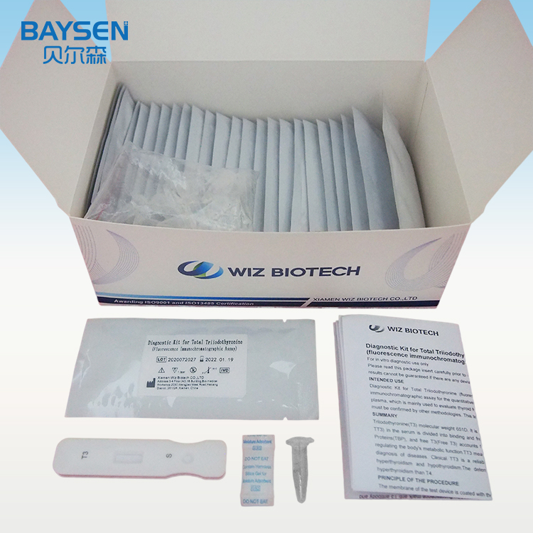 Manufacturer for Igm Antibody To Mycoplasma Pnumoniae - T3 rapid test Total Triiodothyronine thyroid function test kit – Baysen