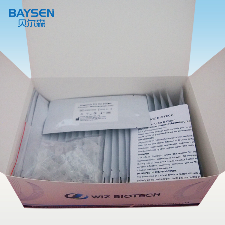 Wholesale Price China Helicobacter Pylori Breath Test - One step Diagnostic Kit for D-Dimer with buffer – Baysen