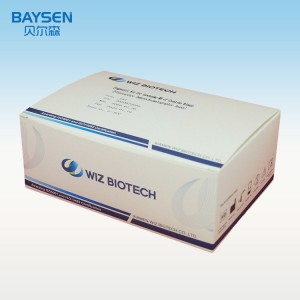 Diagnostic Kit fir Isoenzyme MB vun Kreatin Kinase (fluorescence immunochromatographic assay)