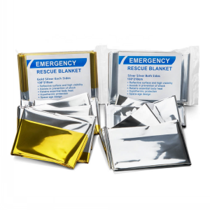 Emergency mylar thermal clankets foil colents foil emagetsi kupona inoratidza Thermal Foil Blanket kune kunze, kufamba, kupona, kupona, marathons kana rubatsiro rwekutanga