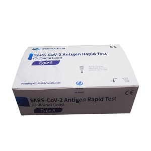 မြန်မြန်ဆန်ဆန်စမ်းသပ်ကိရိယာအစုံ Covid-19 Antigen နှာခေါင်း SWAB စစ်ဆေးမှု