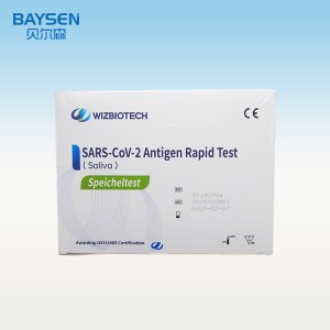 Saliva Antigen Rapid test kit detect to Covid 19