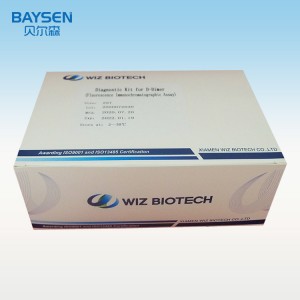 Kit de diagnóstico de uma etapa para D-Dimer com buffer