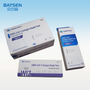 Self testing home test Covid-19 Antigen nasal swab rapid test