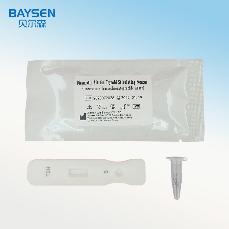 Factory wholesale Diagnositc Kit For Cortisol - Thyroid function Diakitgnostic kit  for Thyroid Stimulating Hormone – Baysen