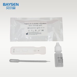 Kit ujian antibodi Helicobacter Rapid