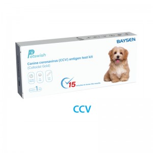 Colloidal Gold Canine Coronavirus CCV Antigen test kit