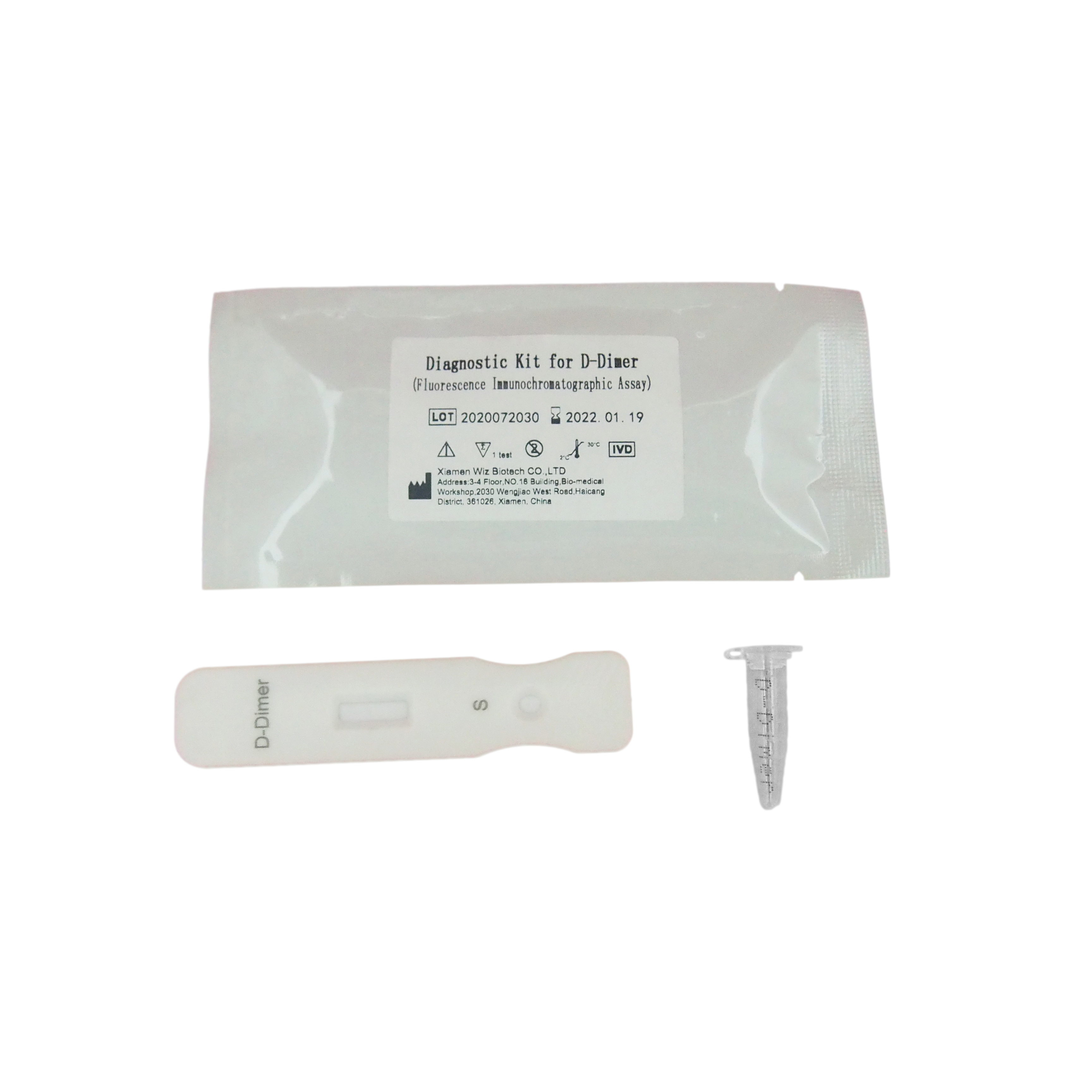 Factory supplied Specific Protein Analyzer - Diagnostic kit D-Dimer rapid test kit – Baysen