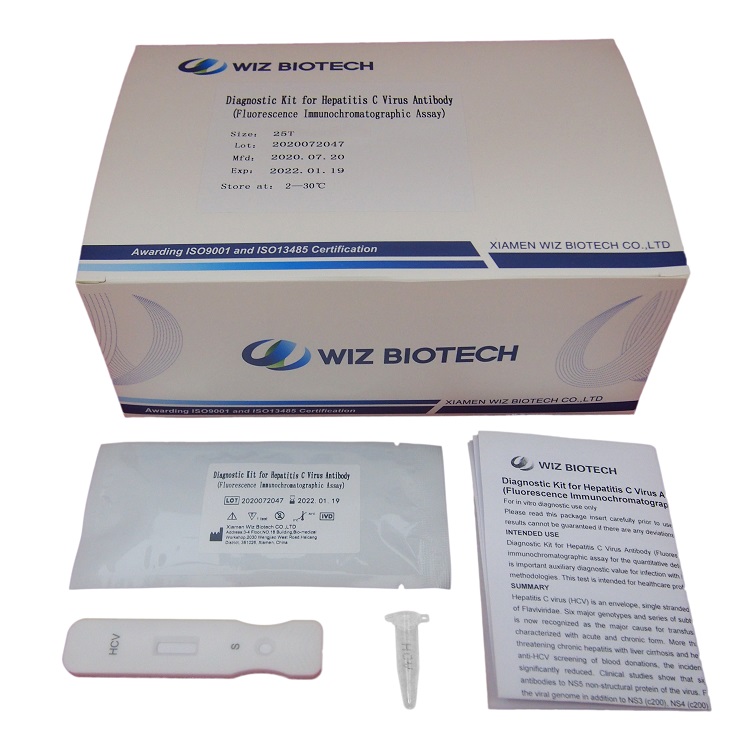 2017 wholesale price Medical Kit - Diagnostic Kit for Hepatitis C Virus Antibody  (Fluorescence Immunochromatographic Assay) – Baysen