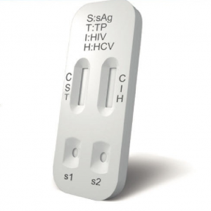 Eyosulelayo HIV HCV HBSAG KUNYE neSyphilish Rapid Combo Test