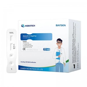 Rilevazione infettiva Malaria PF PV Test Rapidu Oru Colloidale