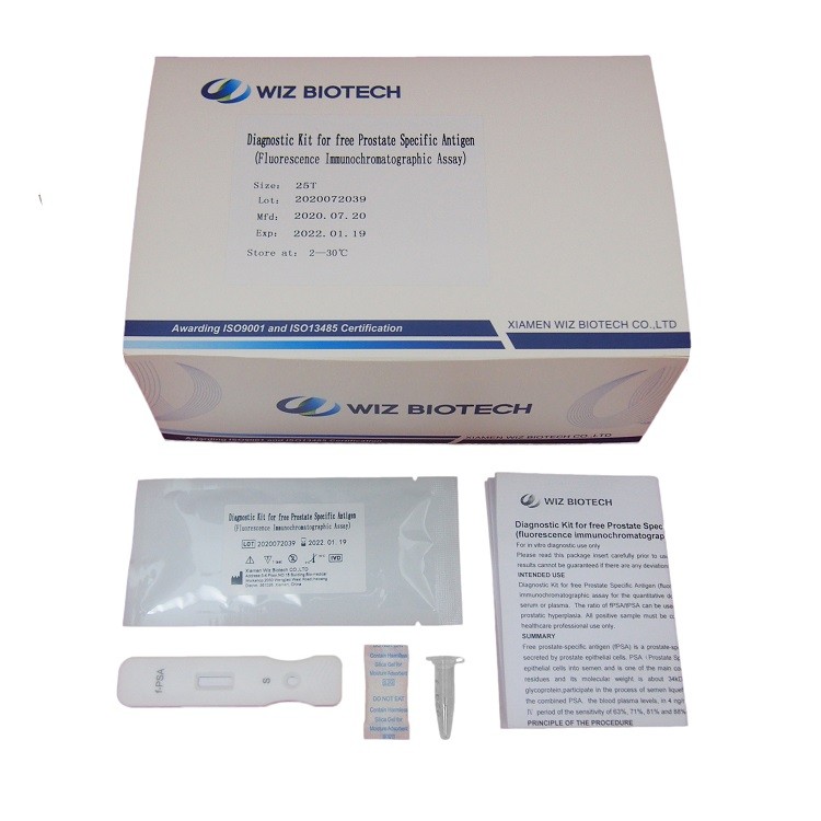 China Cheap price Crp Rapid Diagnostic Kit - Diagnostic kit for free prostate specific Antigen – Baysen