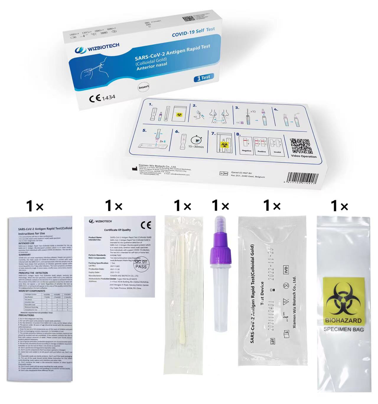 Hot sale White Boresnake Cleaner - Mylasia approved SARS-CoV-2 antigen rapid test kit self testing – Baysen